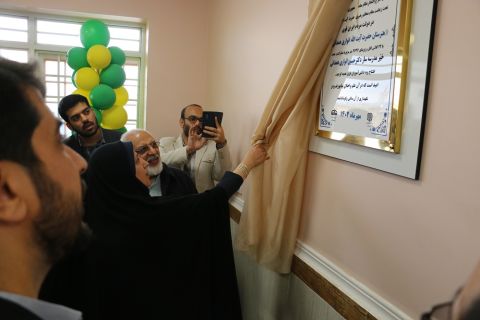 افتتاح هنرستان دخترانه در استان همدان با حضور حسین انواری عضو هیات امنای کمیته امداد مام خمینی(ره) کشور
