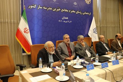 افتتاح هنرستان دخترانه در استان همدان با حضور حسین انواری عضو هیات امنای کمیته امداد مام خمینی(ره) کشور